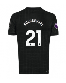 Billige Fotballdrakt Tottenham Hotspur Dejan Kulusevski #21 Replika Bortedrakt 2025-26 Kortermet Billige Fotballdrakt Tottenham Hotspur Dejan Kulusevski #21 Replika Bortedrakt 2025-26 Kortermet